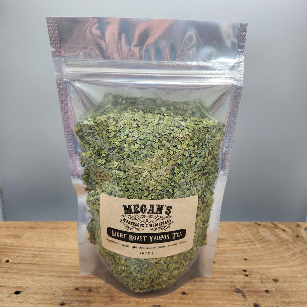 Yaupon Tea Organic Light & Dark Roast Loose Leaf American Tea with Natural Caffeine