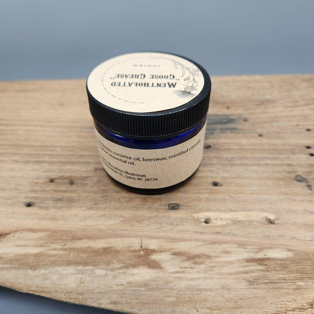 Mentholated "Goose Grease" Balm – Outlander Inspired Botanical Cooling Salve