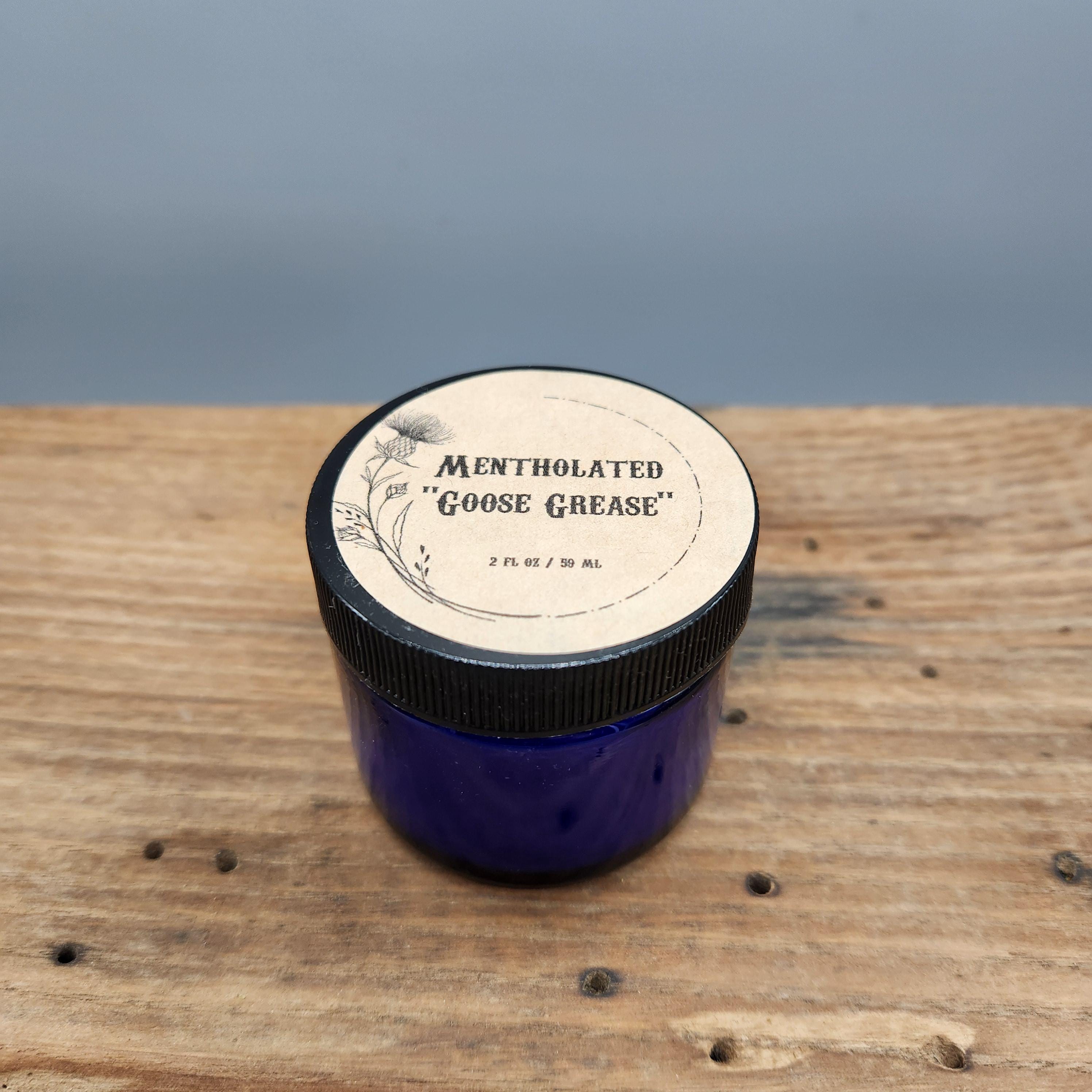 Mentholated "Goose Grease" Balm – Outlander Inspired Botanical Cooling Salve