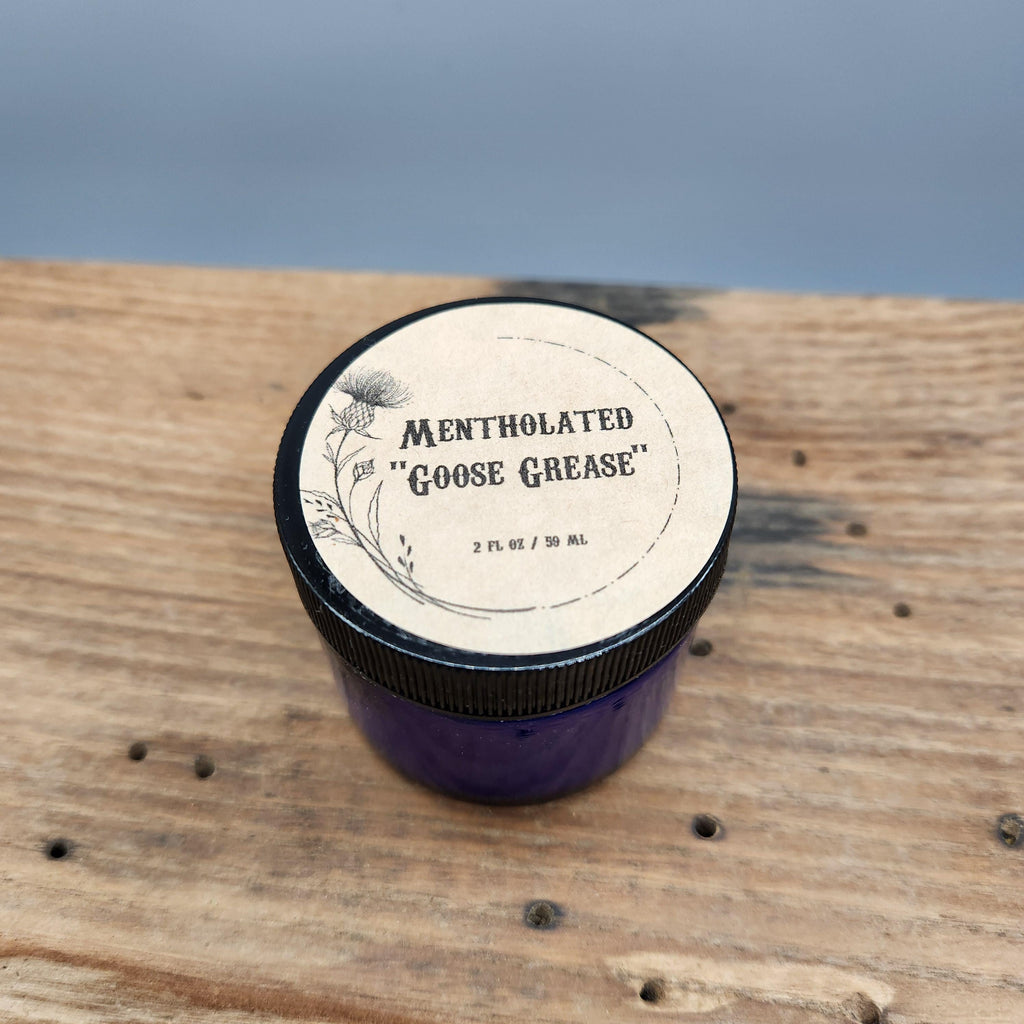 Mentholated "Goose Grease" Balm – Outlander Inspired Botanical Cooling Salve