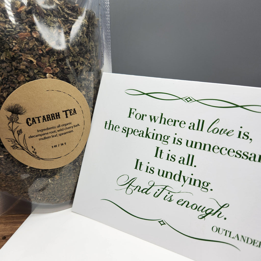 Catarrh Herbal Tea, Outlander Inspired Loose Leaf Organic Tea