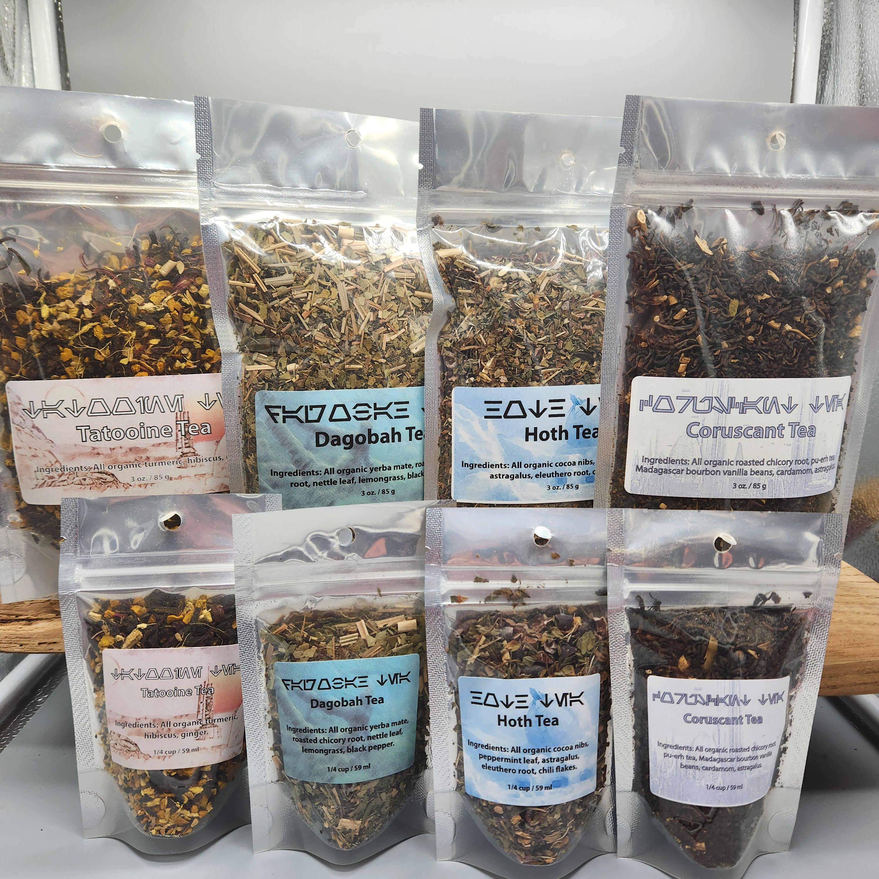 Star Wars Tea Set – 4 Galactic Organic Loose Leaf Blends with Optional 3D Printed Box