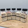 Gourmet Salt Sampler Set – 5 Artisan Salts in French Square Glass Bottles