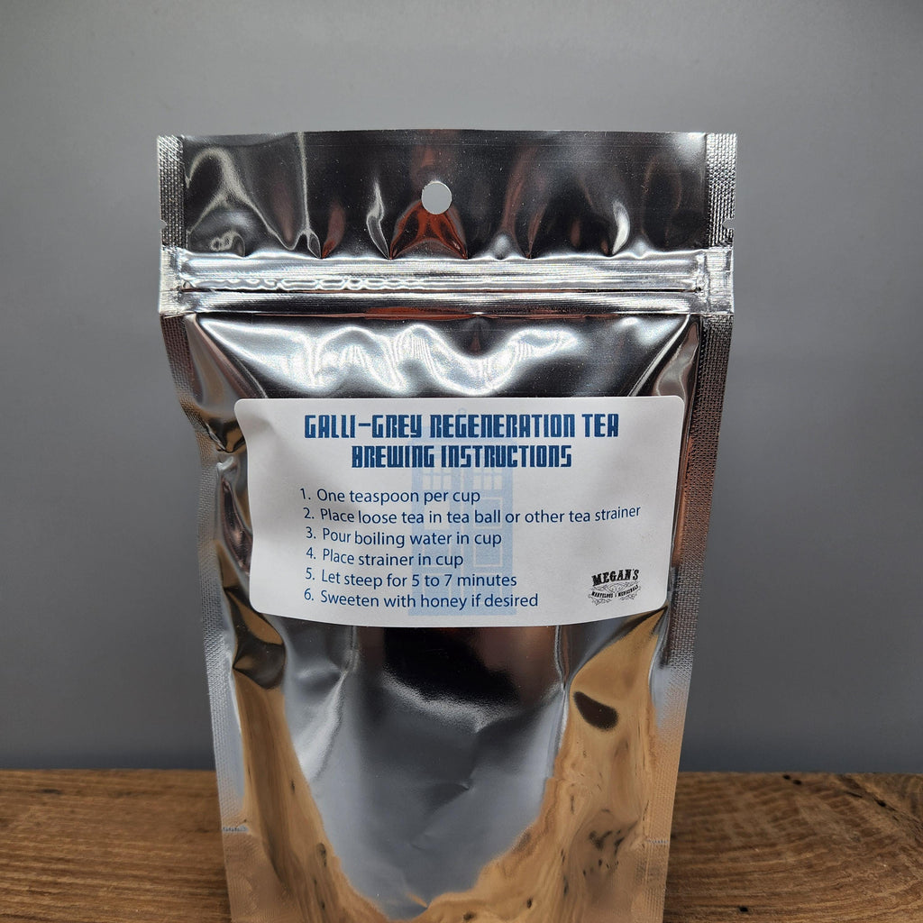 Galli-Grey Tea Doctor Who Themed Organic Earl Grey Loose Leaf Tea Gift Ready