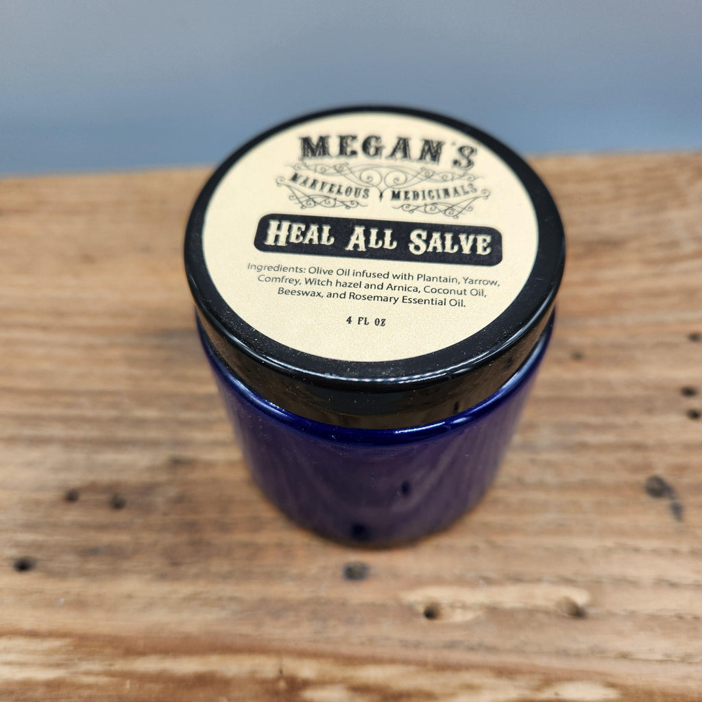 Heal All Skin Salve – Herbal Botanical Balm with Plantain, Yarrow & Arnica