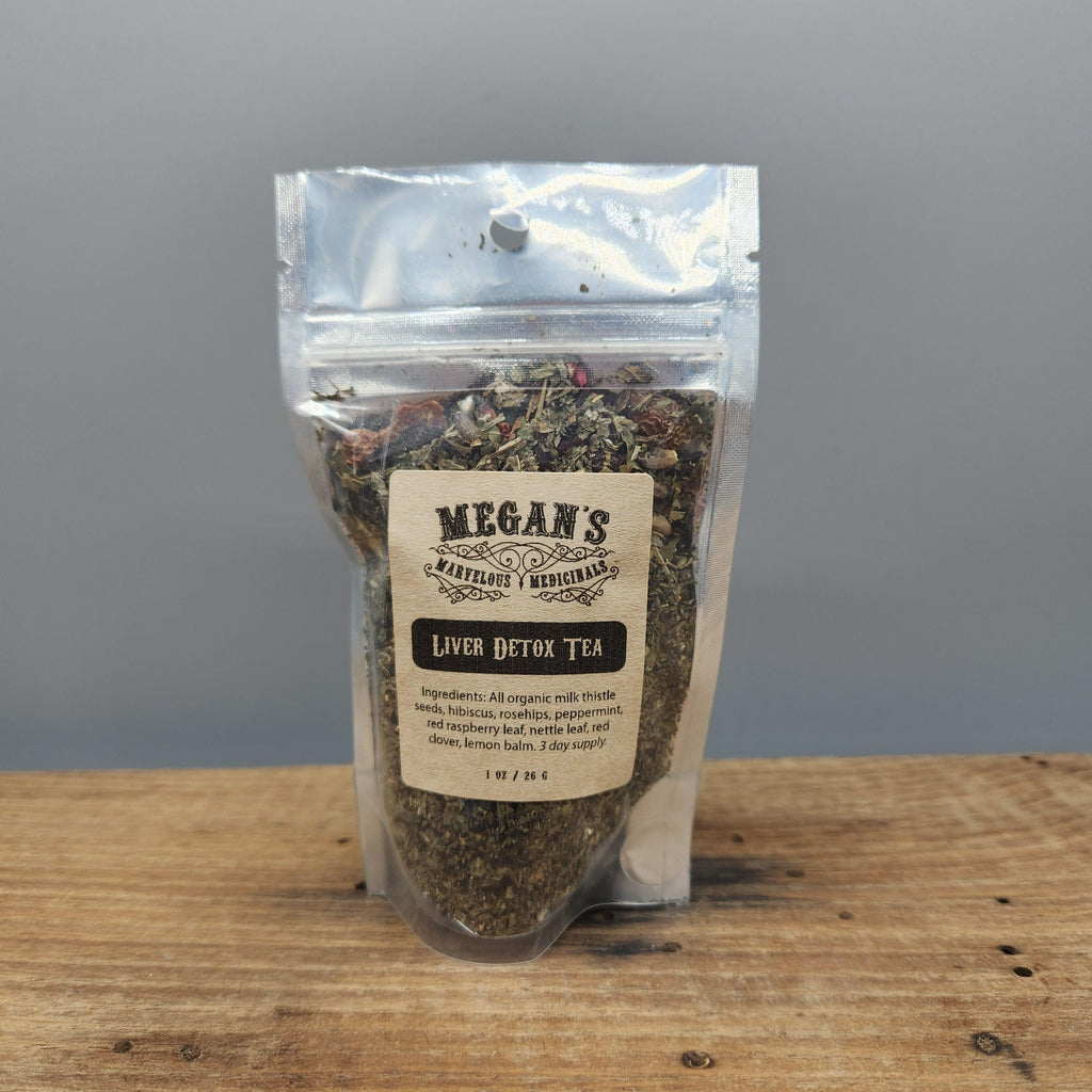 Liver Detox Tea Organic Blend, Loose Leaf Herbal Tea 3 or 10-Day Supply