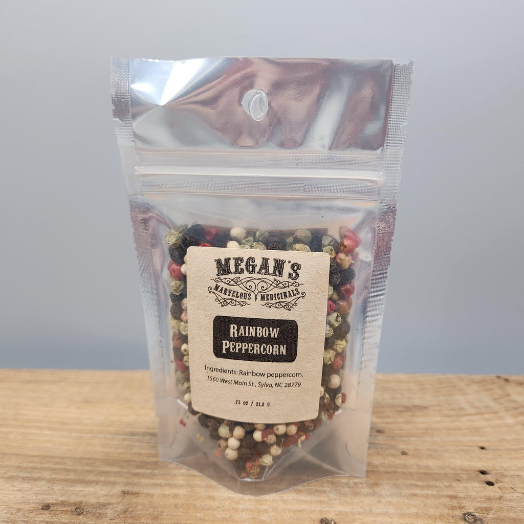 Organic Peppercorn Sampler – Smoked Black, White, Rainbow & Grains of Paradise