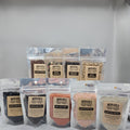 Gourmet Salt & Pepper Set – Smoked Peppercorns, Artisan Sea Salts and Grains of Paradise – Culinary Gift