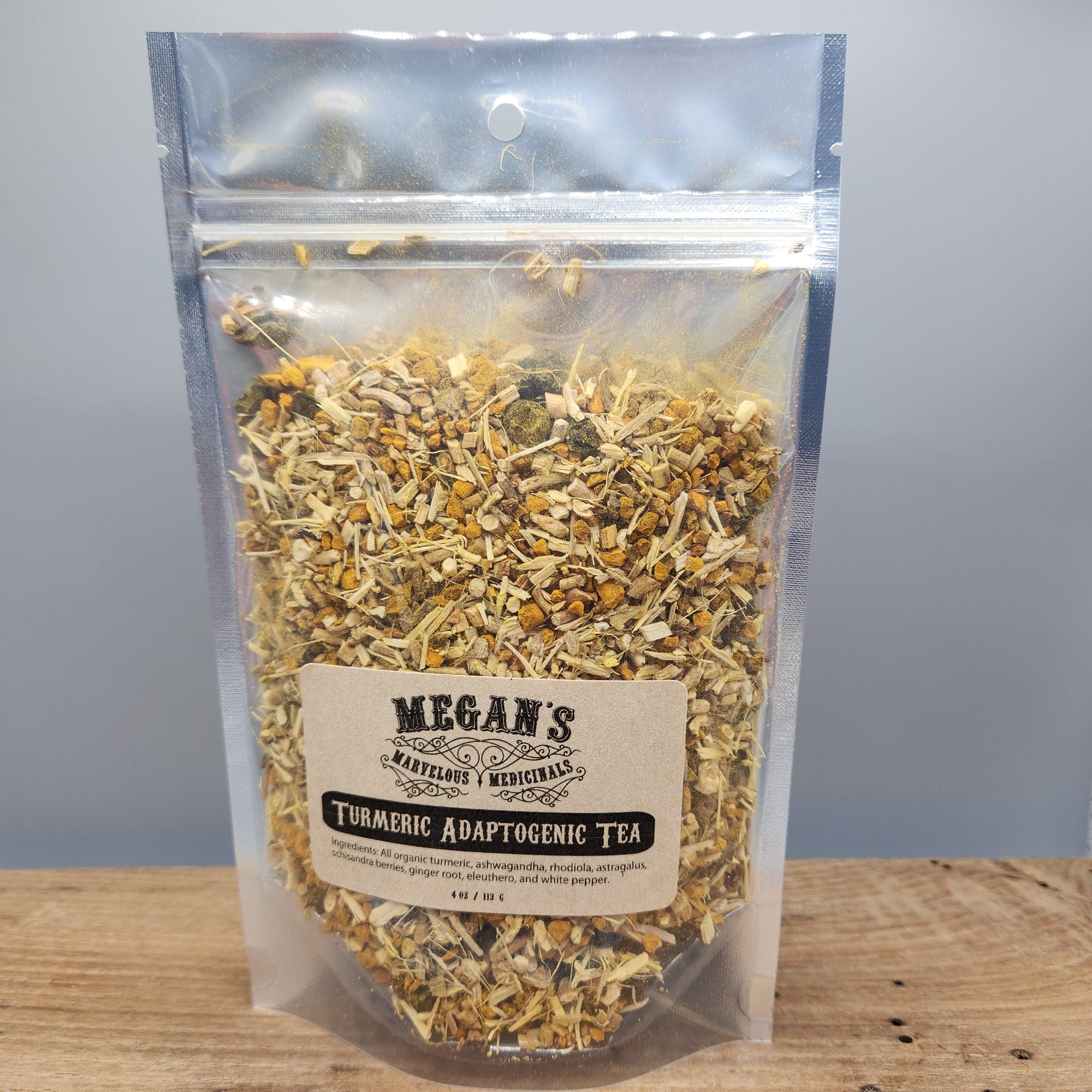 Turmeric Adaptogen Organic Tea Loose Leaf Herbal Blend