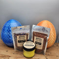 Dragon Egg Gift Set – Herbal Salve, Fire Spice & Dragon’s Hoard Tea with 3D Printed Dragon Egg