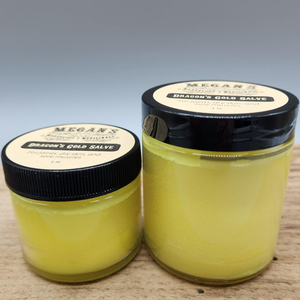 Dragon's Gold Salve – Organic Herbal Balm with Turmeric, Calendula & Arnica