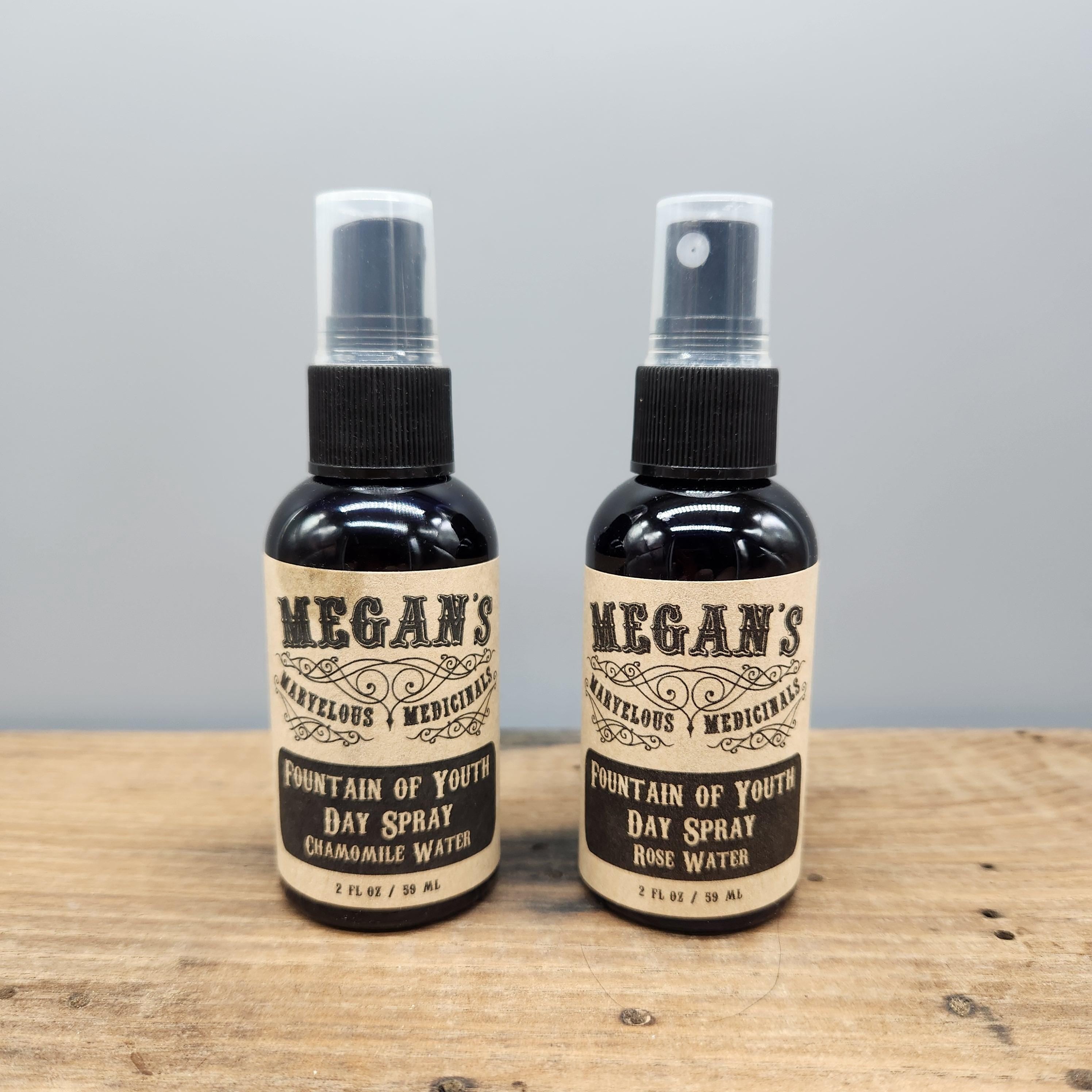 Fountain of Youth Day Spray – Botanical Face Mist with Rosewater, Neroli or Chamomile Water, Vitamin C Silk Peptides Daily Skin Mist