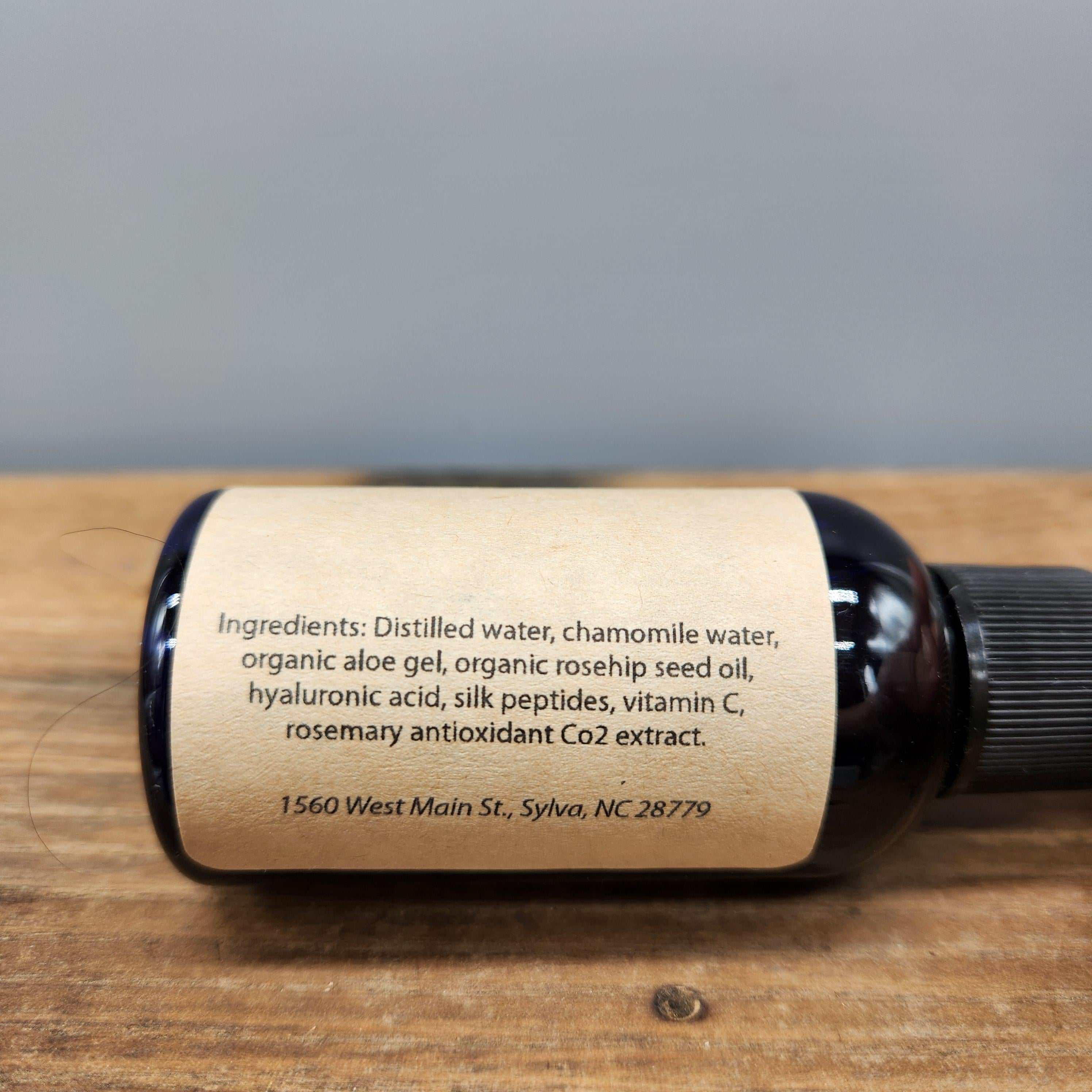 Fountain of Youth Day Spray – Botanical Face Mist with Rosewater, Neroli or Chamomile Water, Vitamin C Silk Peptides Daily Skin Mist