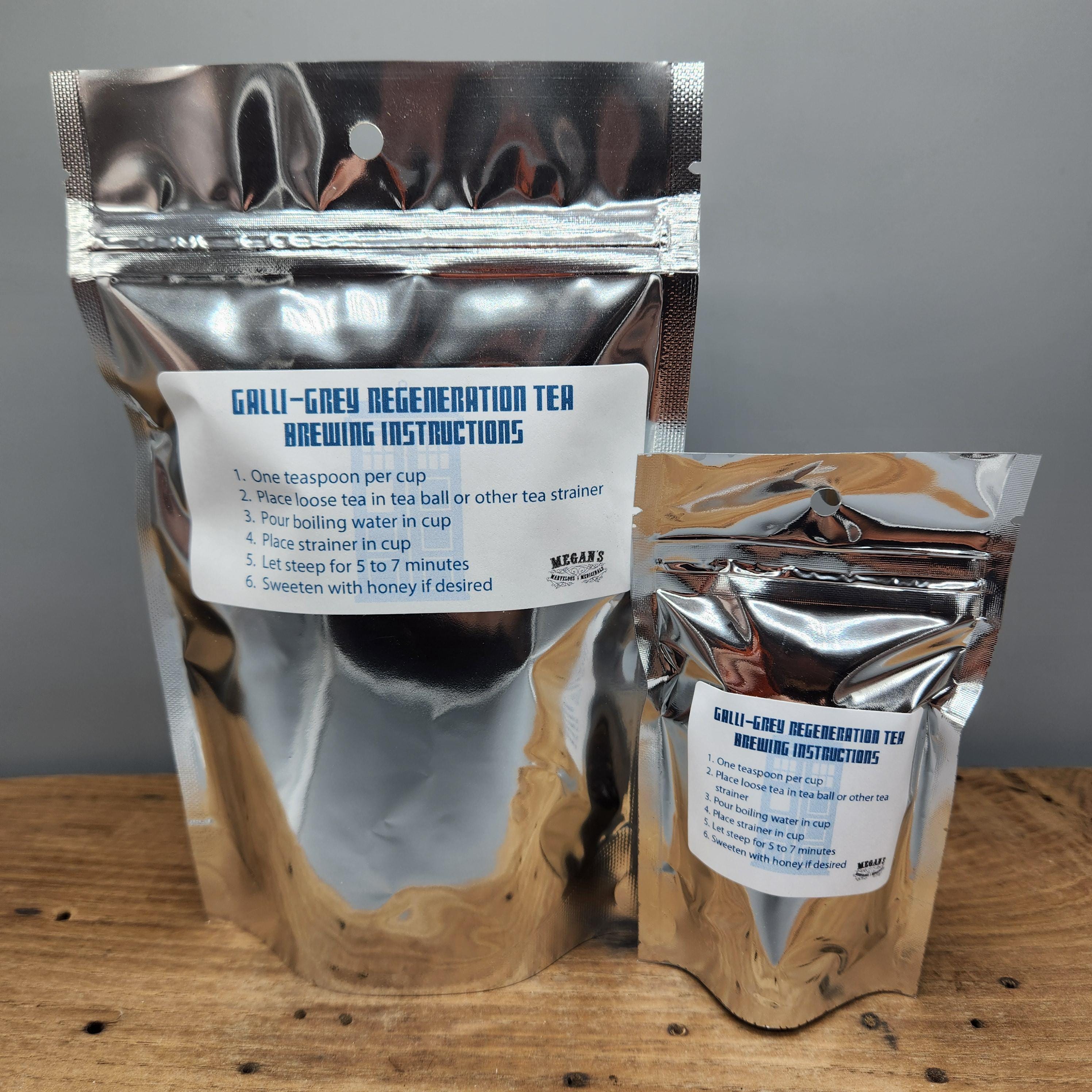 Galli-Grey Tea Doctor Who Themed Organic Earl Grey Loose Leaf Tea Gift Ready