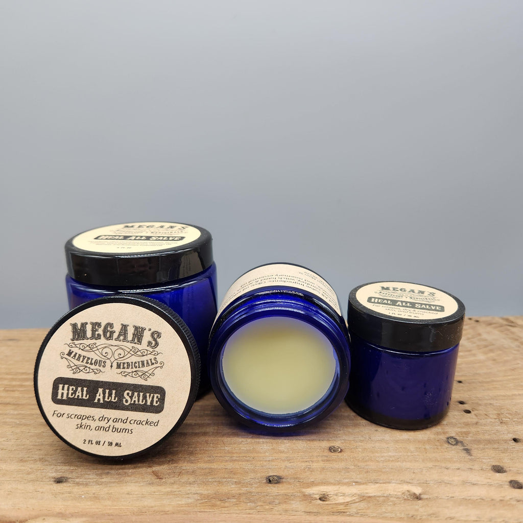 Heal All Skin Salve – Herbal Botanical Balm with Plantain, Yarrow & Arnica