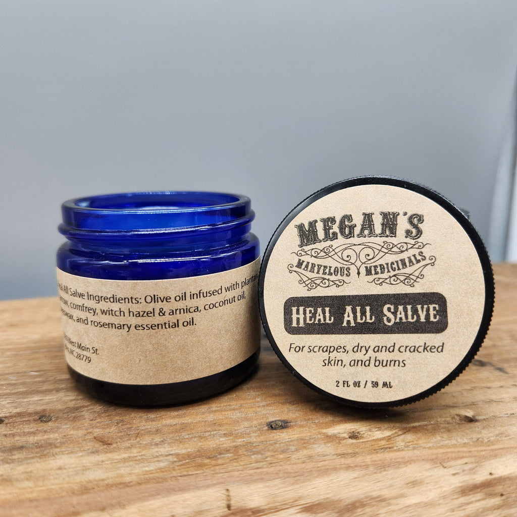 Heal All Skin Salve – Herbal Botanical Balm with Plantain, Yarrow & Arnica