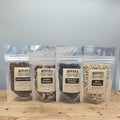 Organic Peppercorn Sampler – Smoked Black, White, Rainbow & Grains of Paradise