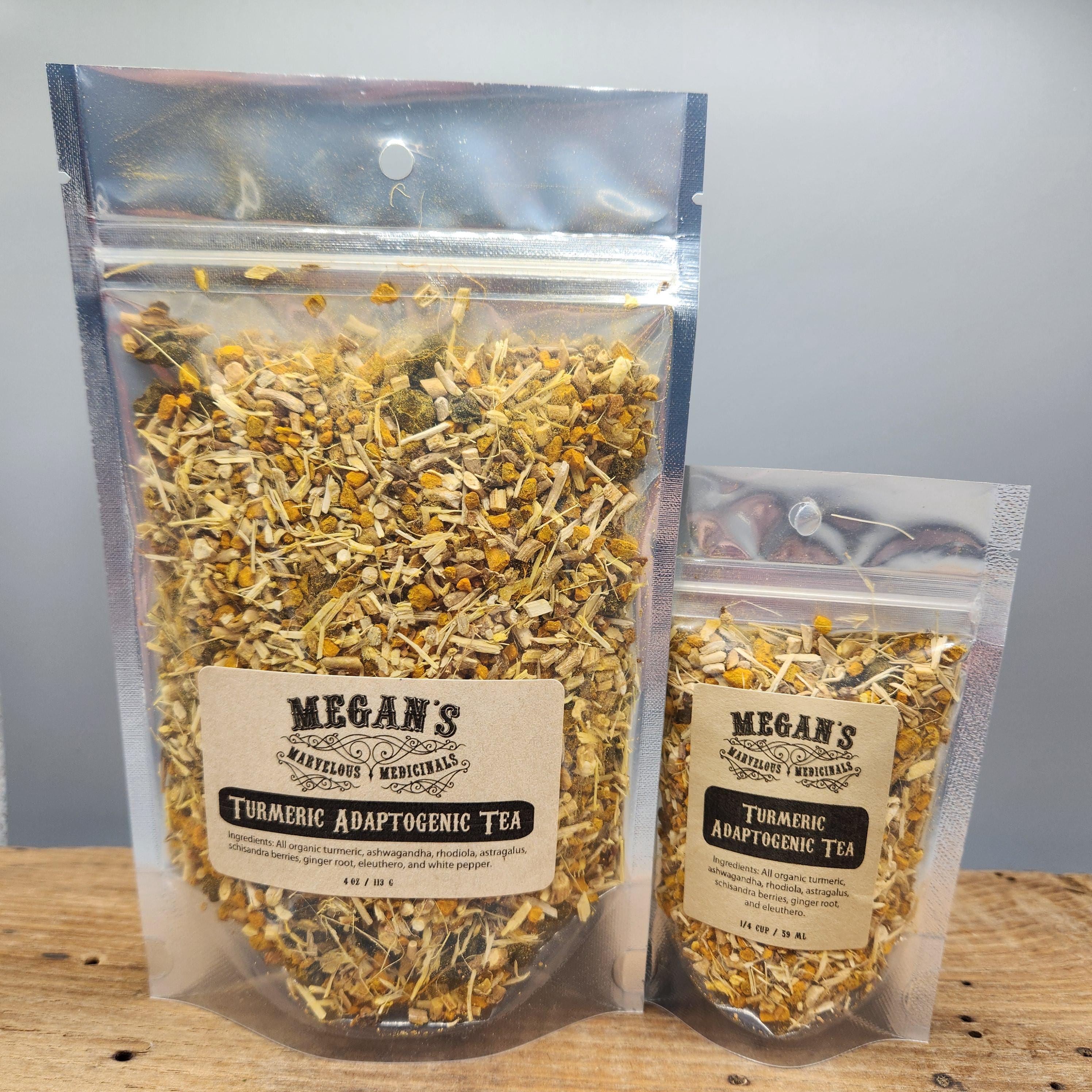 Turmeric Adaptogen Organic Tea Loose Leaf Herbal Blend