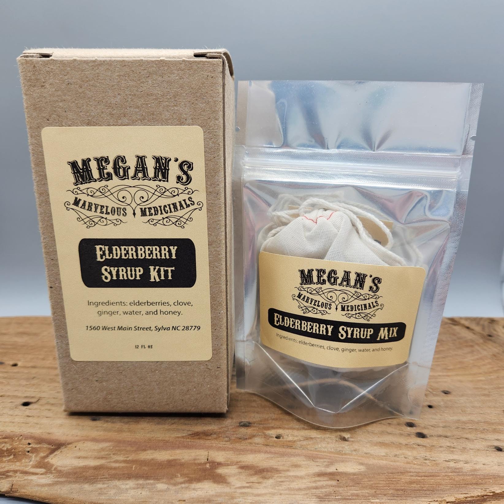 Elderberry Syrup Kit  Handcrafted Artisan Fruit Syrup