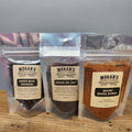 Smoked Spice Trio – Smoked Sea Salt, Smoked Paprika & Smoked Black Peppercorns