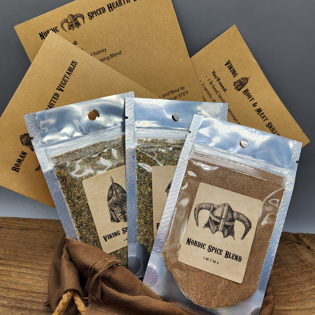 Medieval Spice Mix Gift Set – Skyrim Inspired Organic Fantasy Cooking Spices