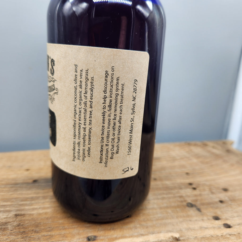 Bug Out Shampoo — Botanical Essential Oil Blend, Sulfate-Free