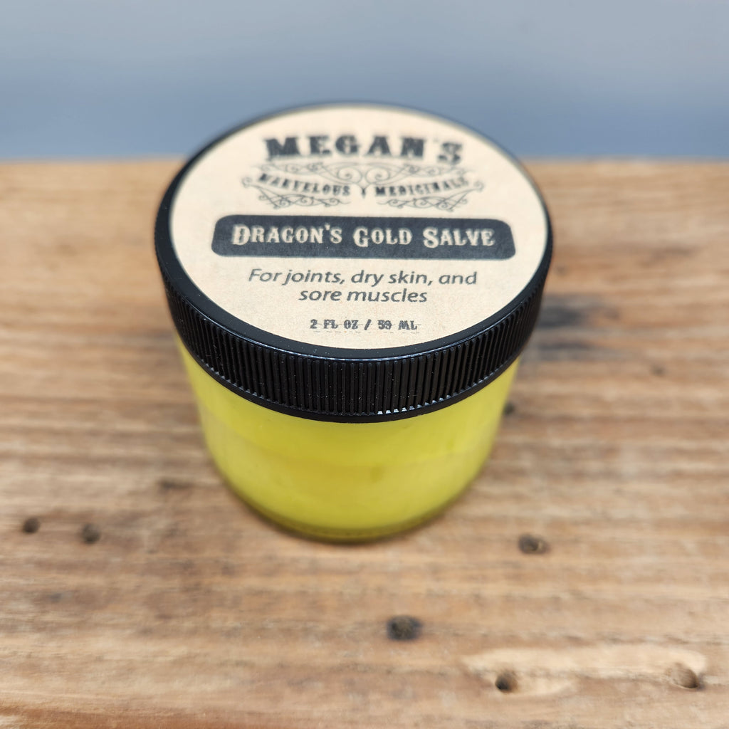Dragon's Gold Salve – Organic Herbal Balm with Turmeric, Calendula & Arnica