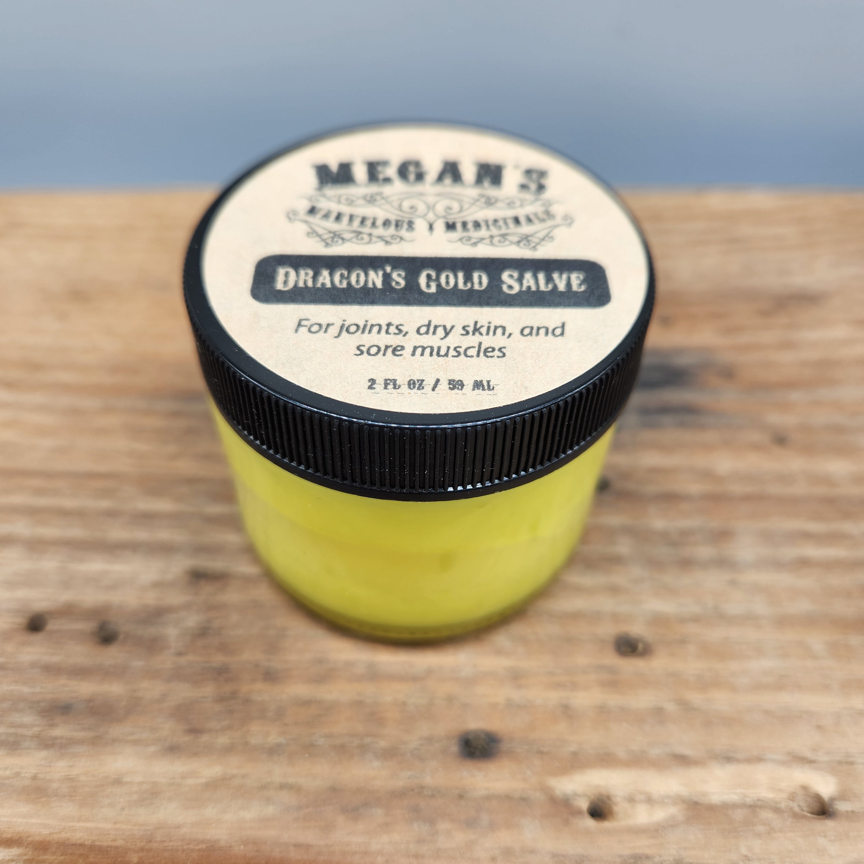 Dragon's Gold Salve – Organic Herbal Balm with Turmeric, Calendula & Arnica