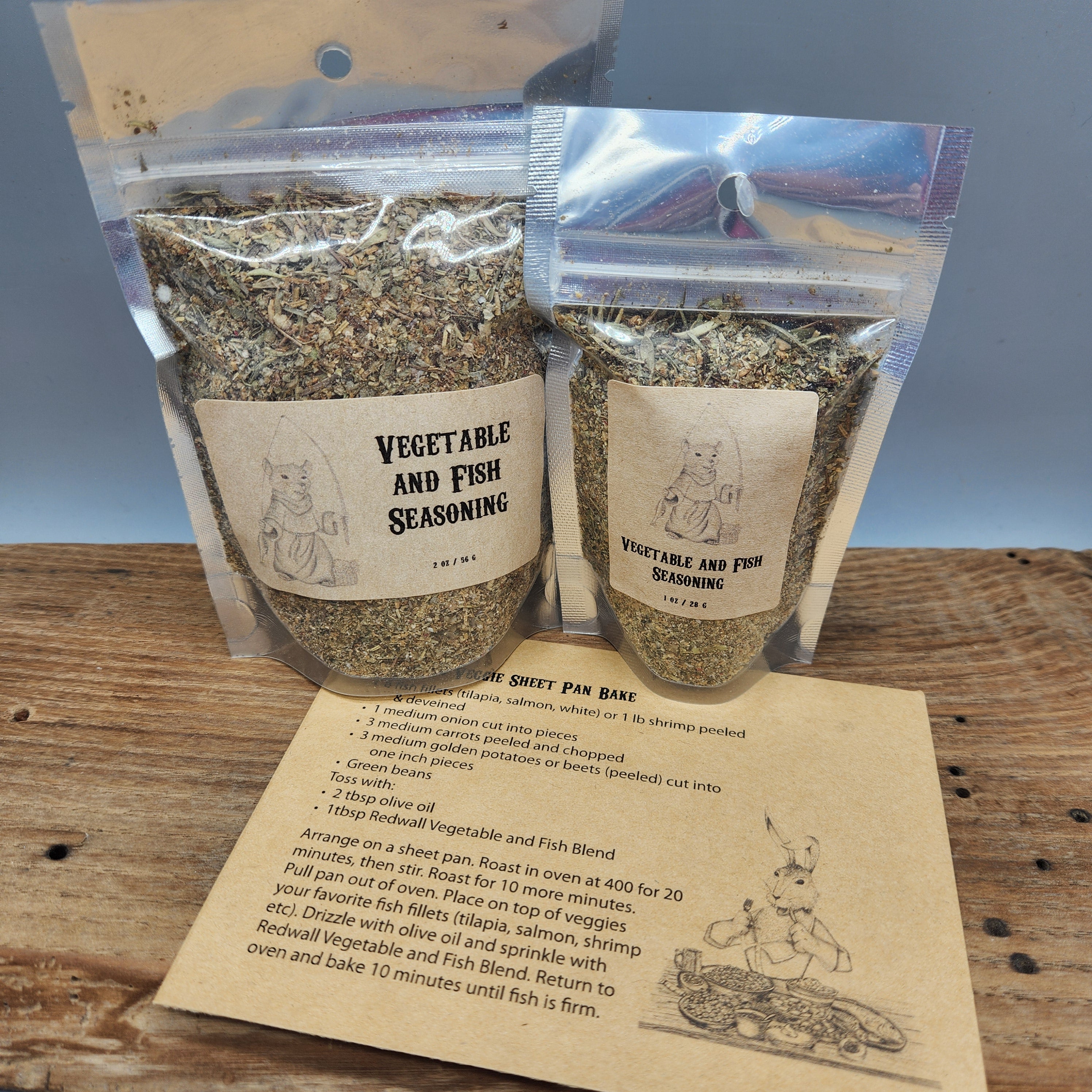 Redwall Inspired Spice Set – 5 Fantasy Cooking Blends with Recipe Cards & 3D Barrel