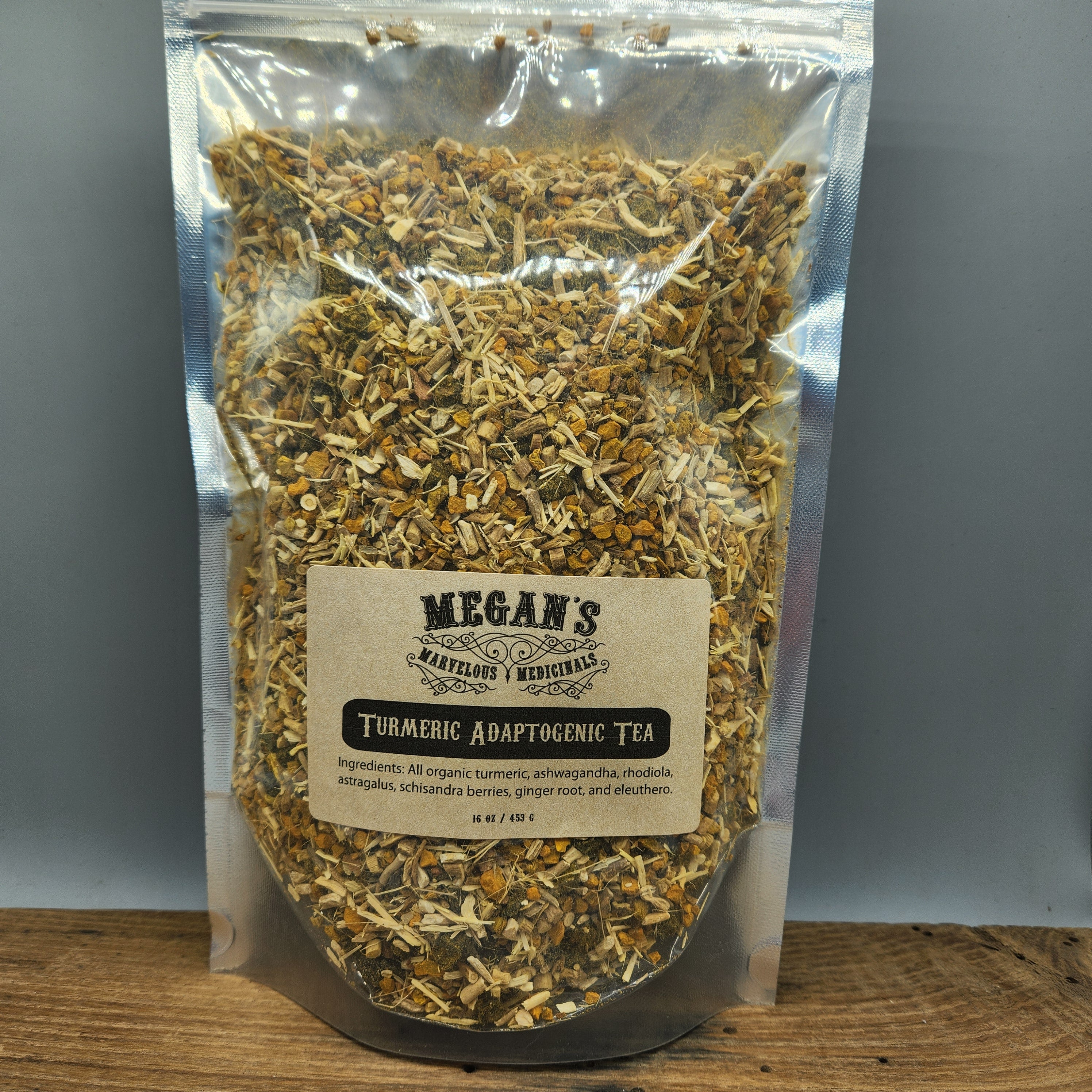 Turmeric Adaptogen Organic Tea Loose Leaf Herbal Blend