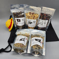 One Piece Inspired Straw Hat Crew Tea Gift Set, Original Artwork Labels, Handmade Crochet Straw Hat