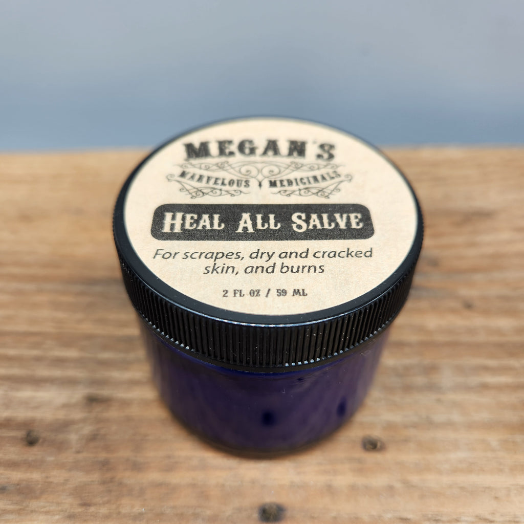 Heal All Skin Salve – Herbal Botanical Balm with Plantain, Yarrow & Arnica