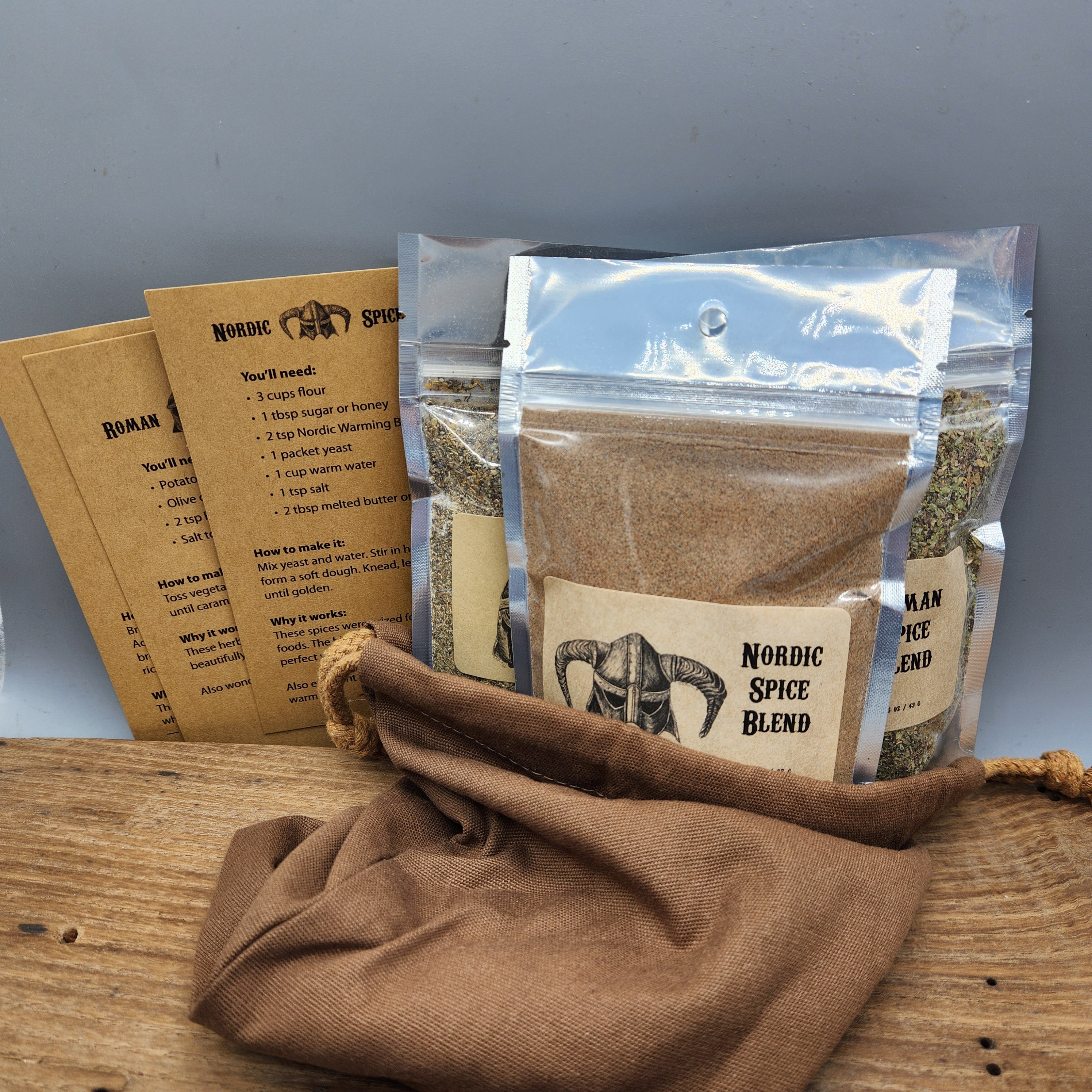Medieval Spice Mix Gift Set – Skyrim Inspired Organic Fantasy Cooking Spices