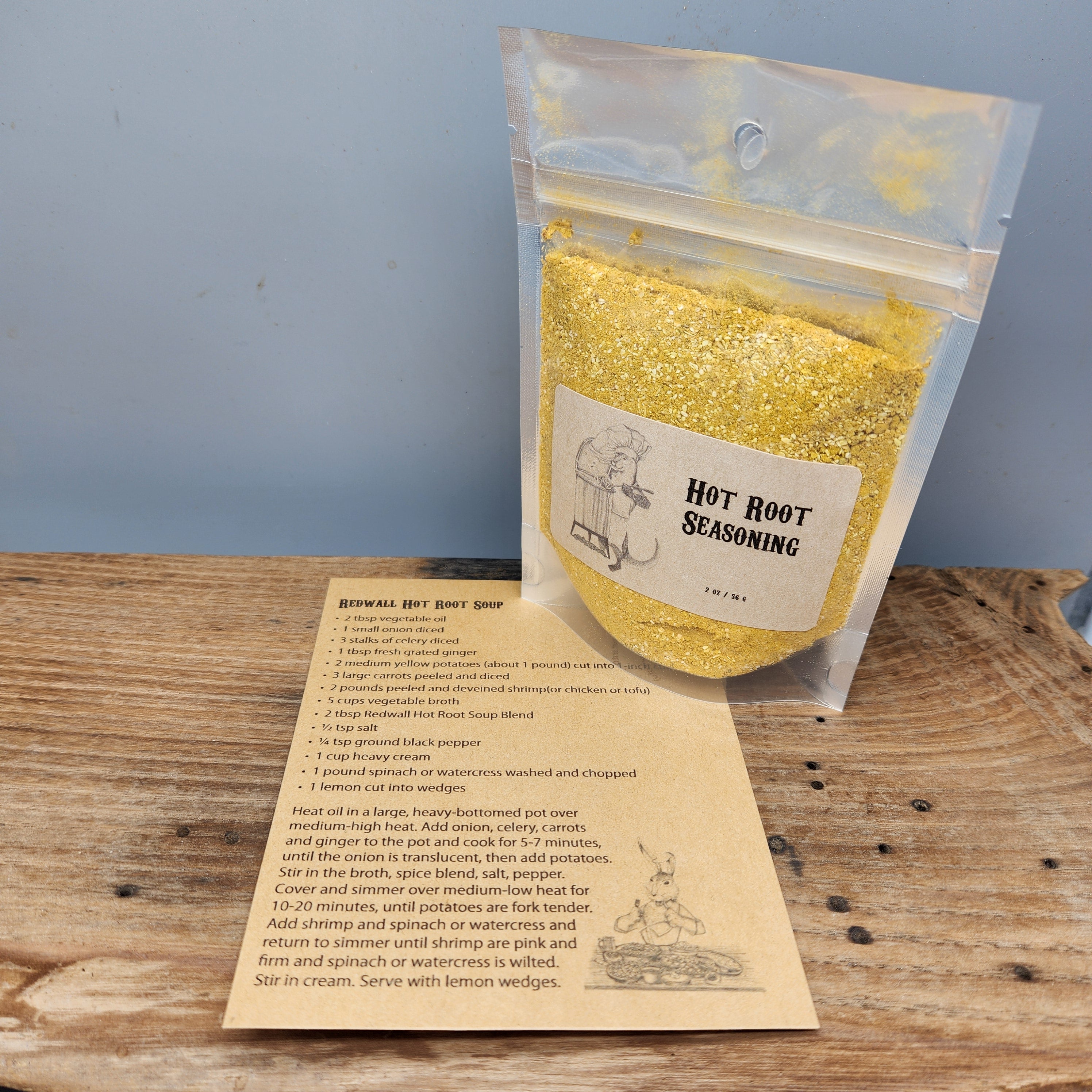 Hot Root Seasoning Blend – Redwall Inspired Organic Soup Spice