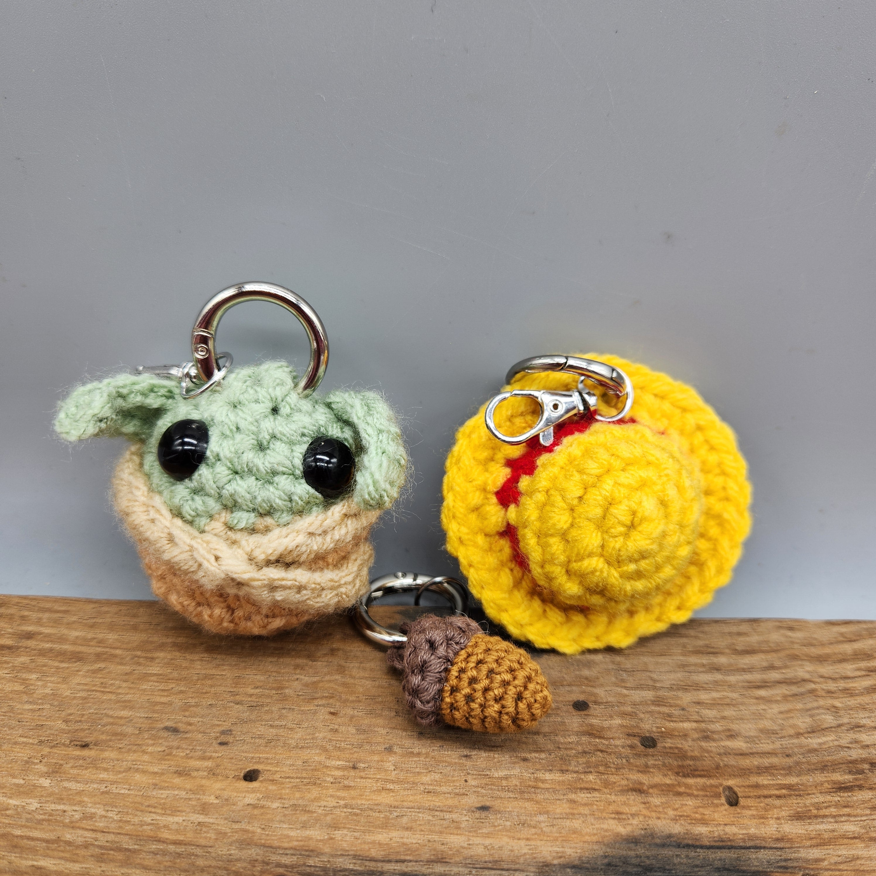 Hand Crocheted Keychains | Amigurumi, Anime & Acorn Designs