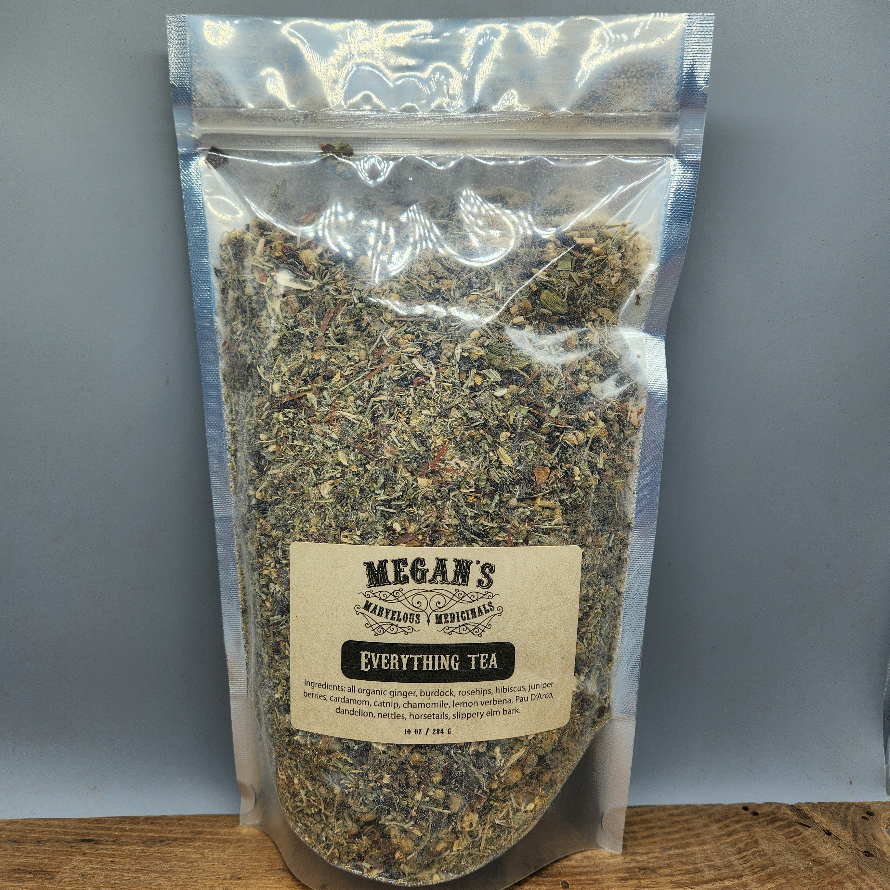 Everything Tea Organic Loose Leaf Herbal Blend Caffeine Free Botanical Tea