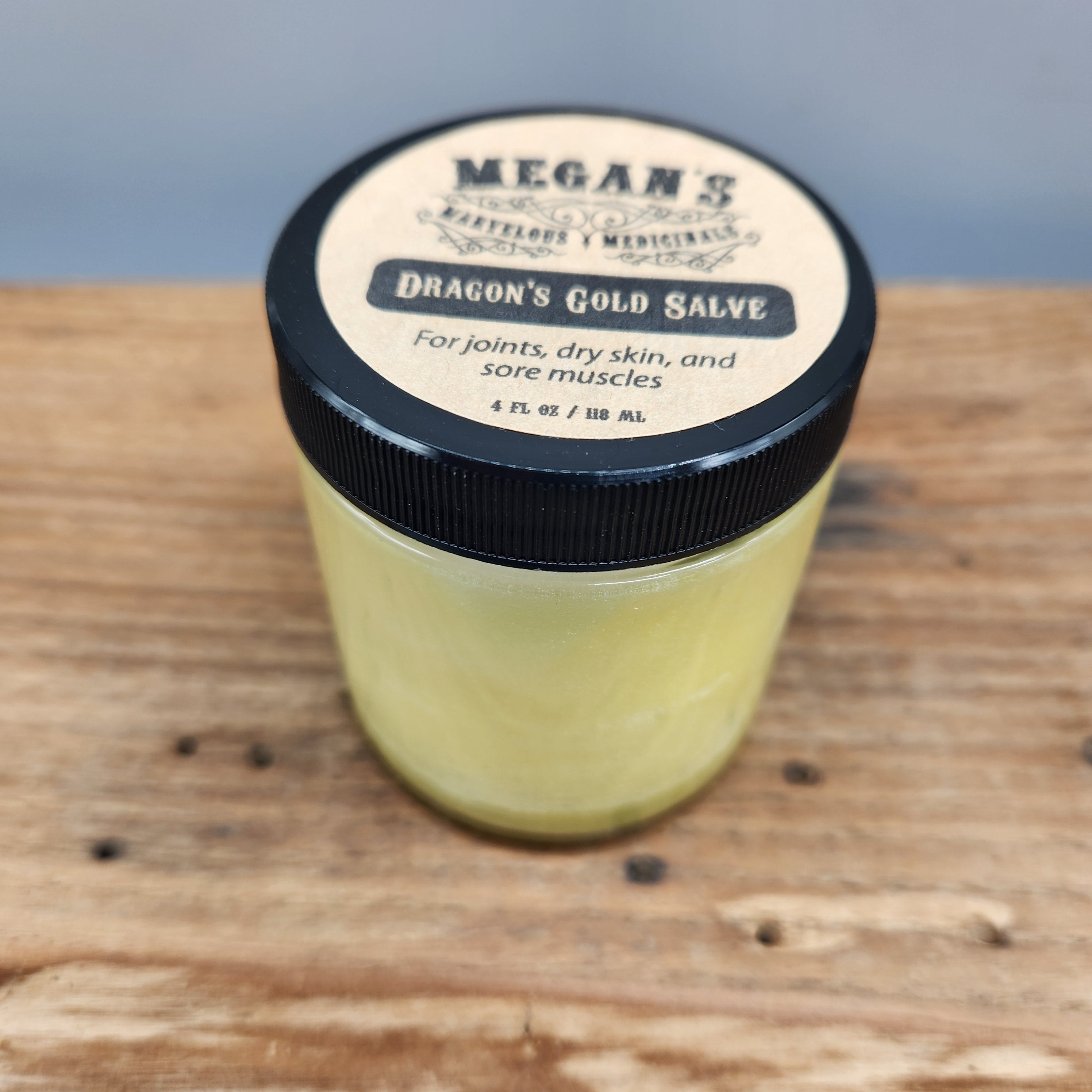 Dragon's Gold Salve – Organic Herbal Balm with Turmeric, Calendula & Arnica
