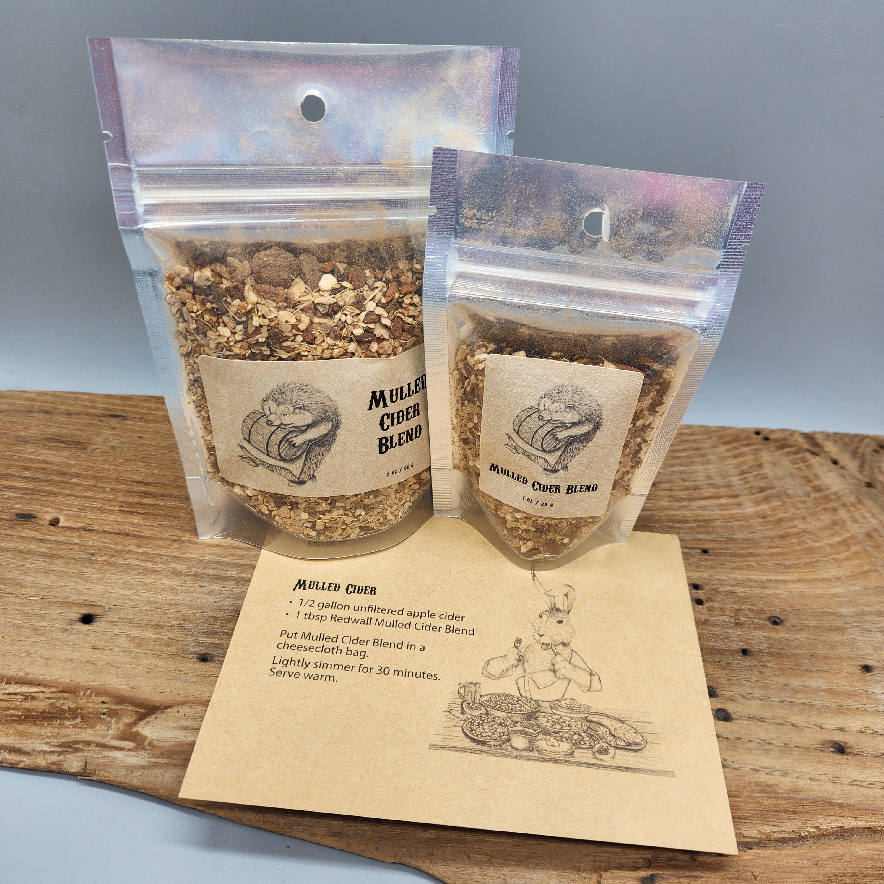 Redwall Inspired Spice Set – 5 Fantasy Cooking Blends with Recipe Cards & 3D Barrel