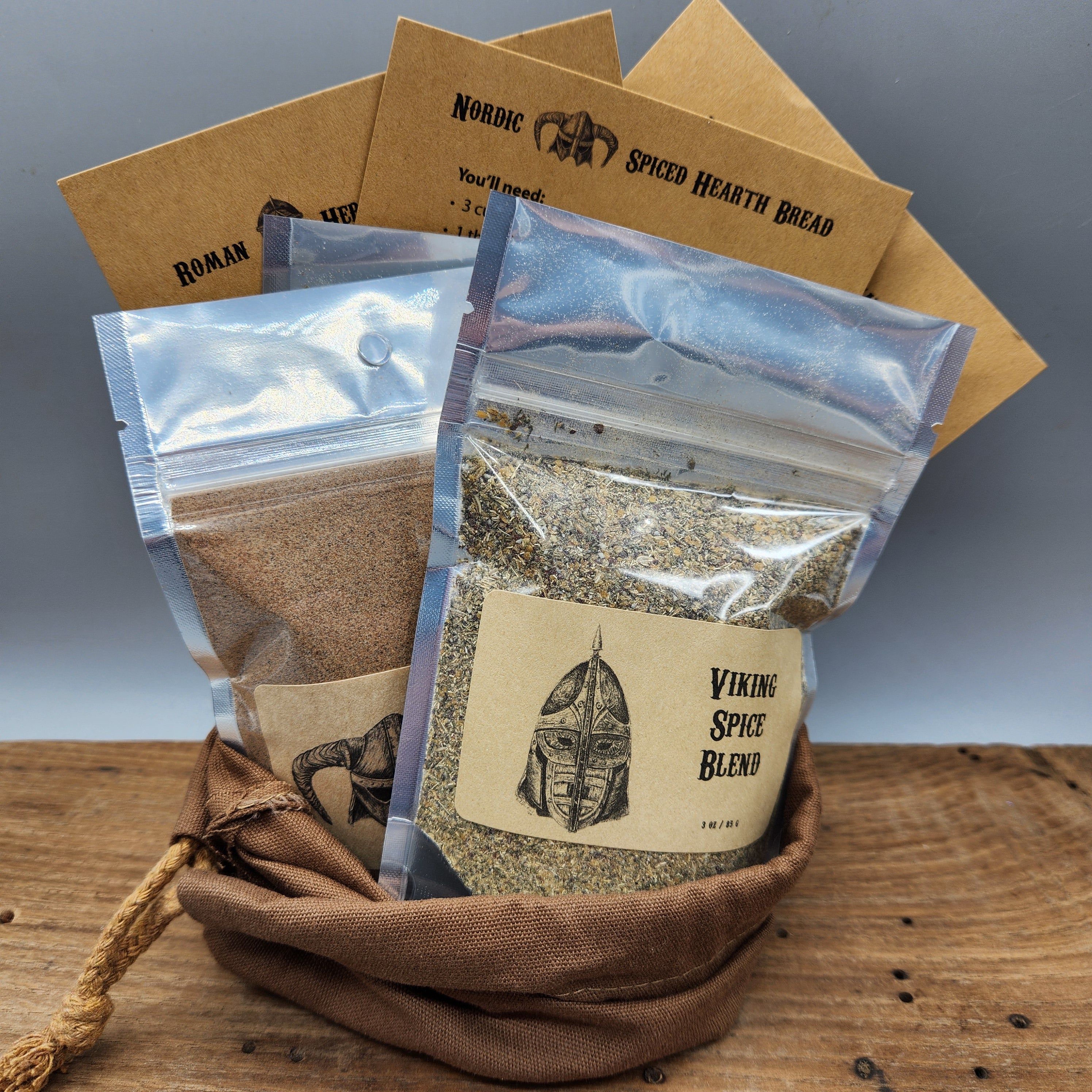 Medieval Spice Mix Gift Set – Skyrim Inspired Organic Fantasy Cooking Spices