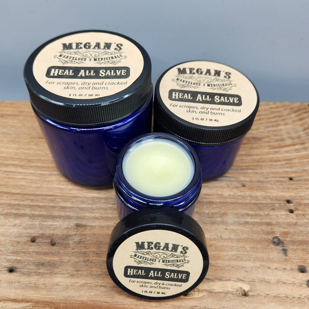 Heal All Skin Salve – Herbal Botanical Balm with Plantain, Yarrow & Arnica