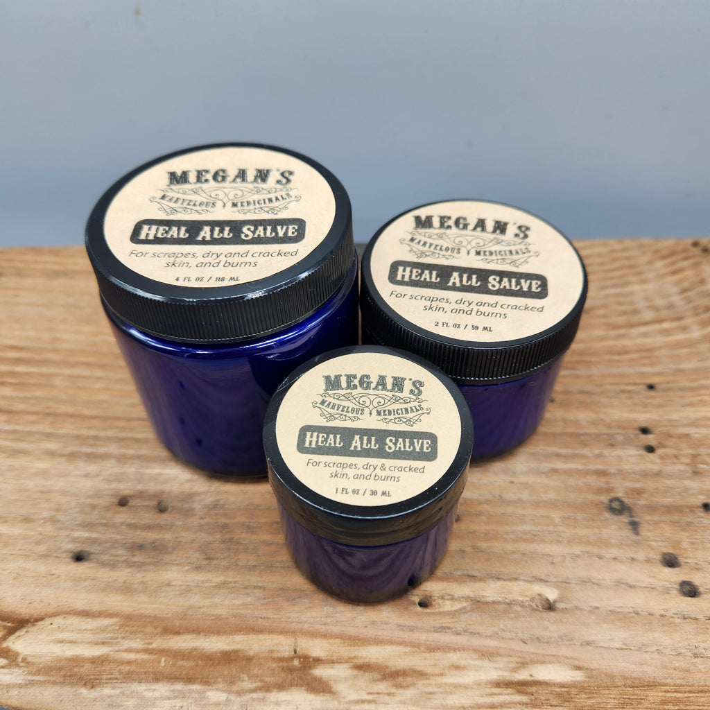 Heal All Skin Salve – Herbal Botanical Balm with Plantain, Yarrow & Arnica