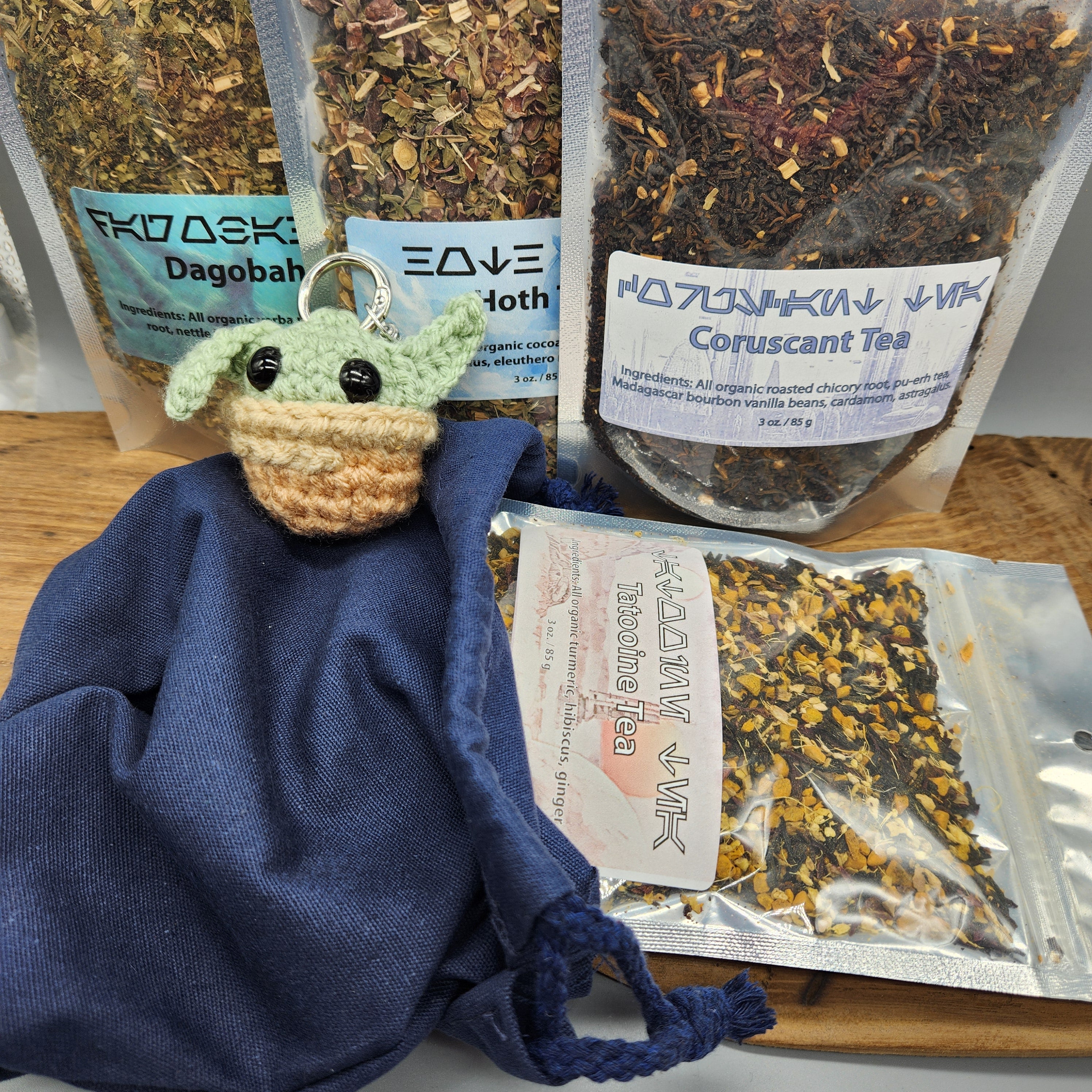 Star Wars Tea Set – 4 Galactic Organic Loose Leaf Blends with Optional 3D Printed Box