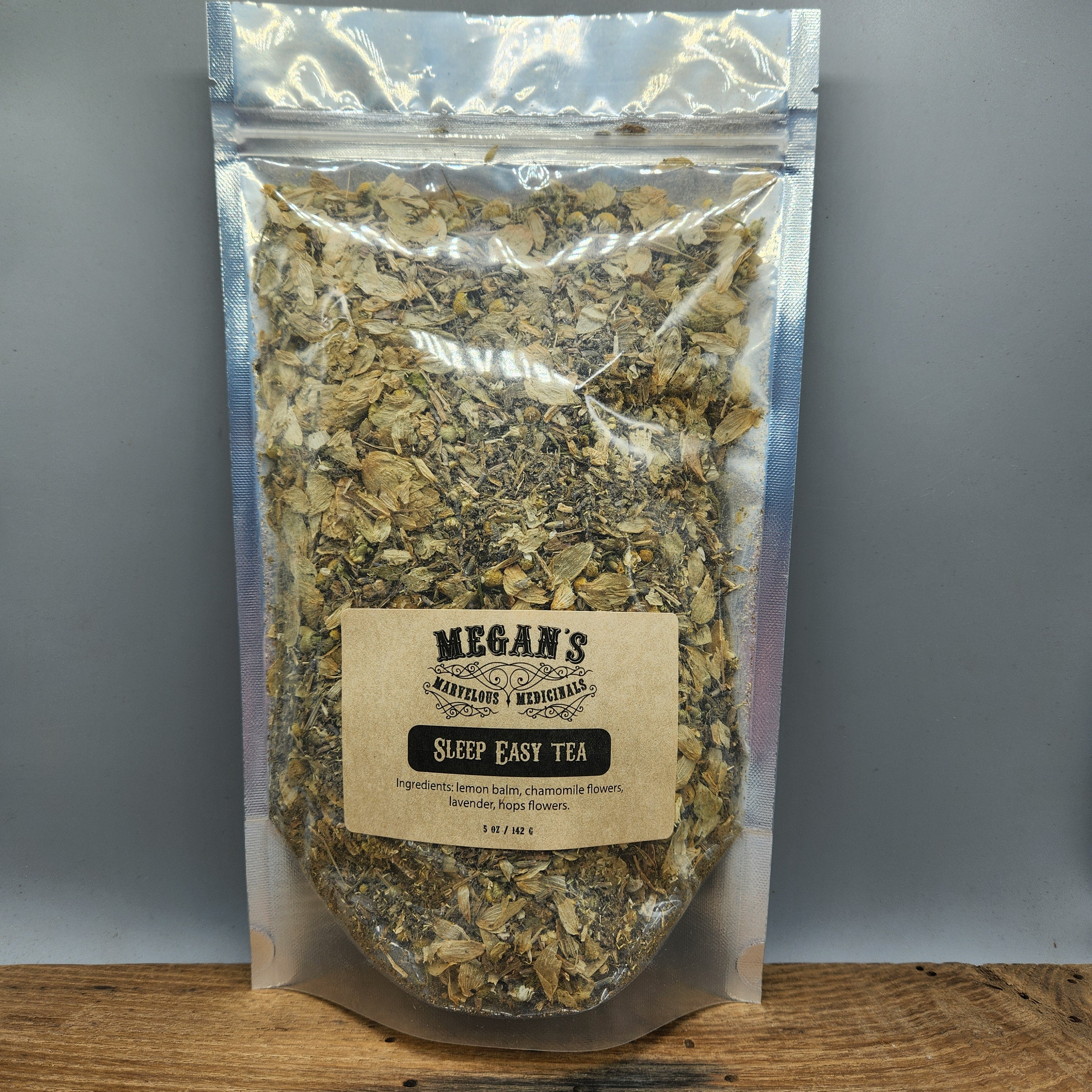 Sleep Easy Organic Tea Loose Leaf Herbal Tea Caffeine-Free Nighttime Blend